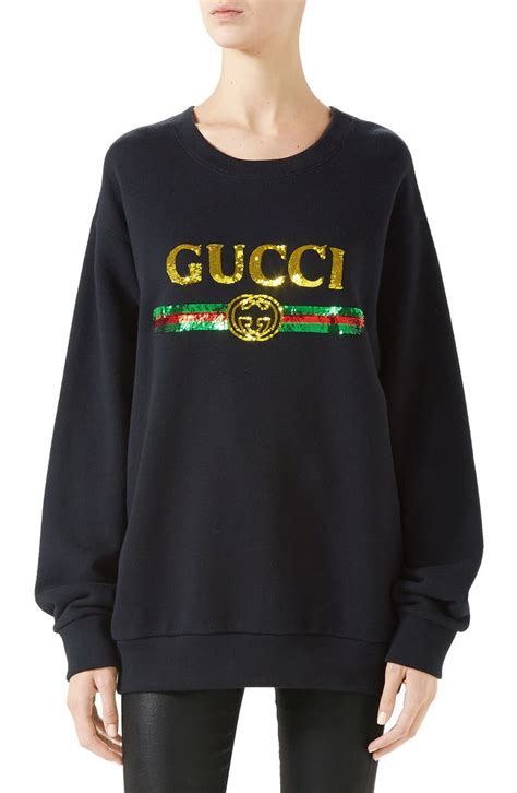 gucci sweatshirt women's cheap|gucci oversized sweatshirt.